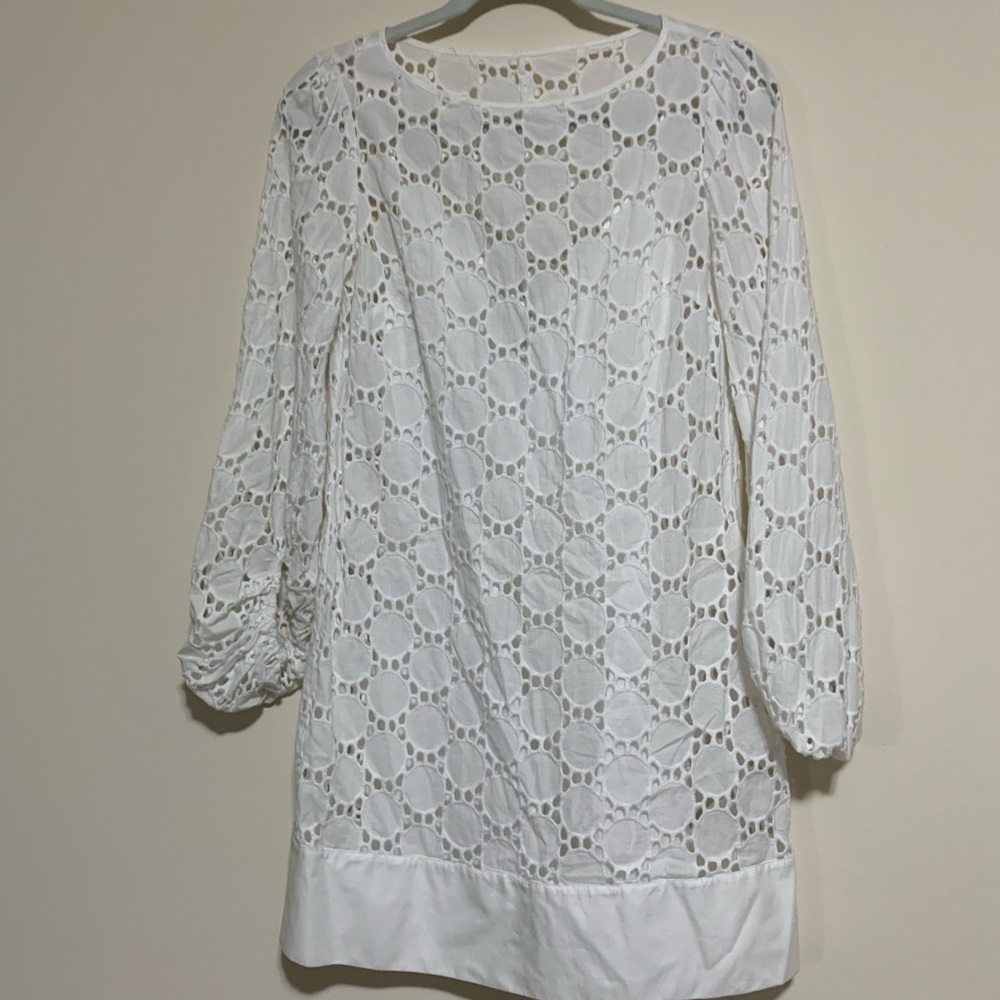 Laundry by shelli segal lace white dress